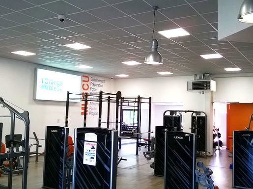 Electricité d'une salle de sport
