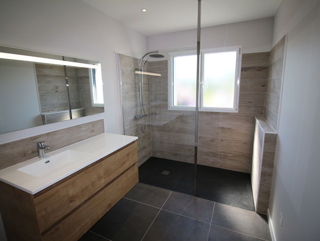 Salle de bain après