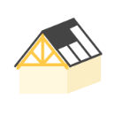 Picto fenêtre façade toiture